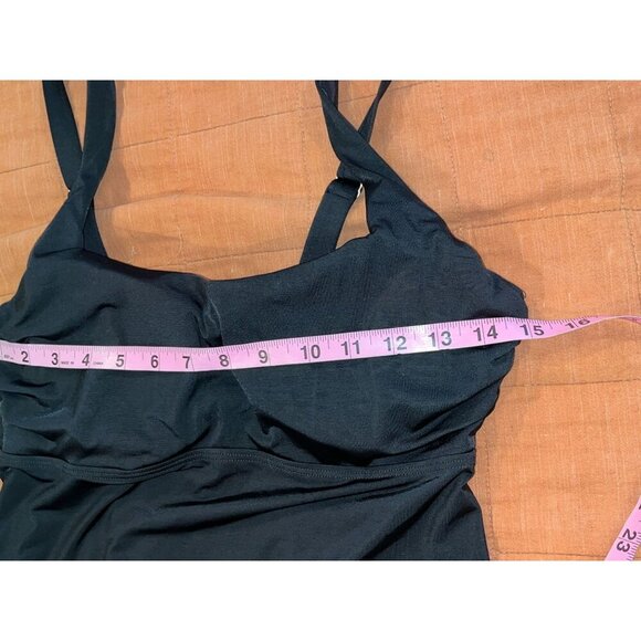 Athleta Black Pura Stretch Swim Dressn Built in Bra Women's Size 36 B/C - Picture 5 of 8